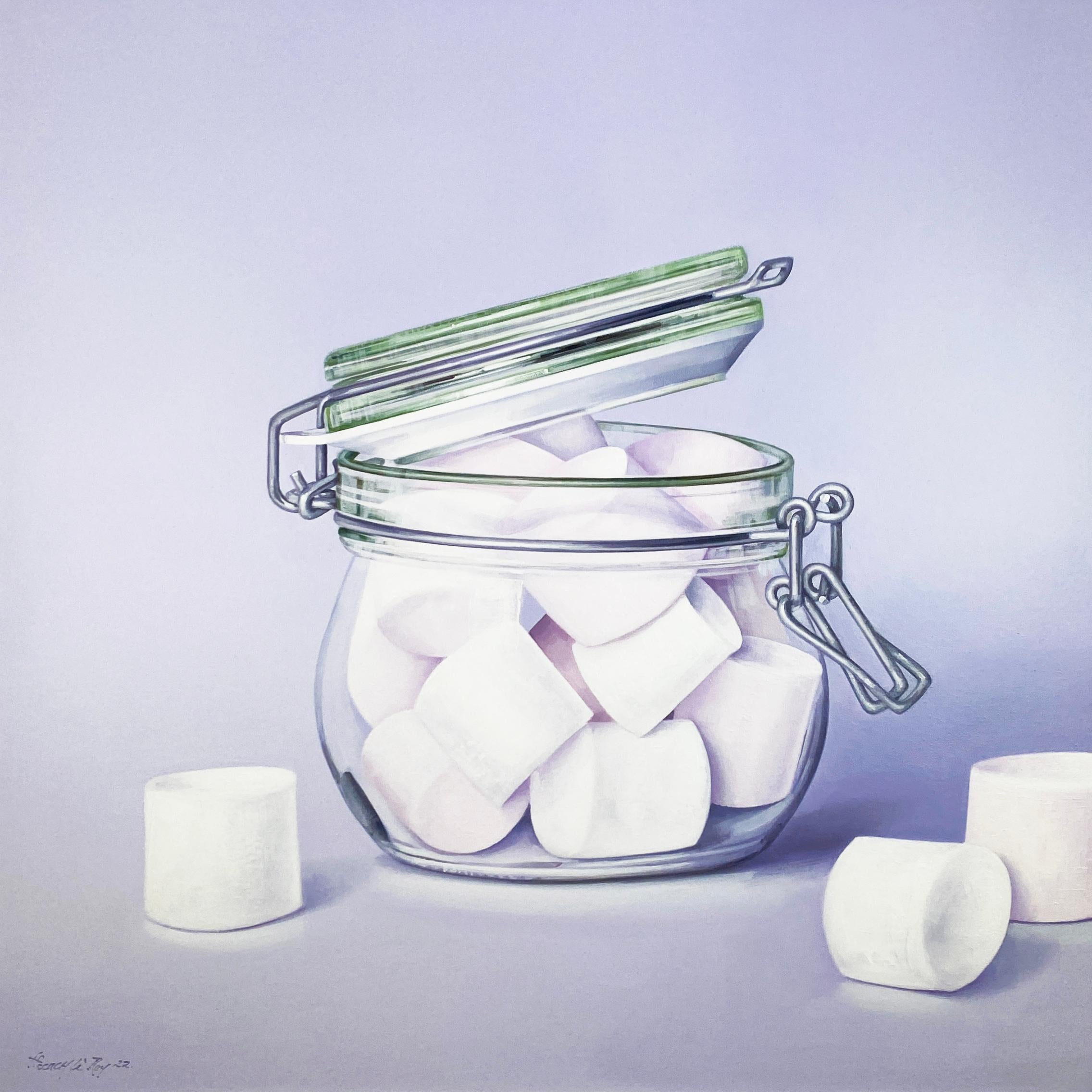 David French Le-Roy Still-Life Painting - Marshmallows