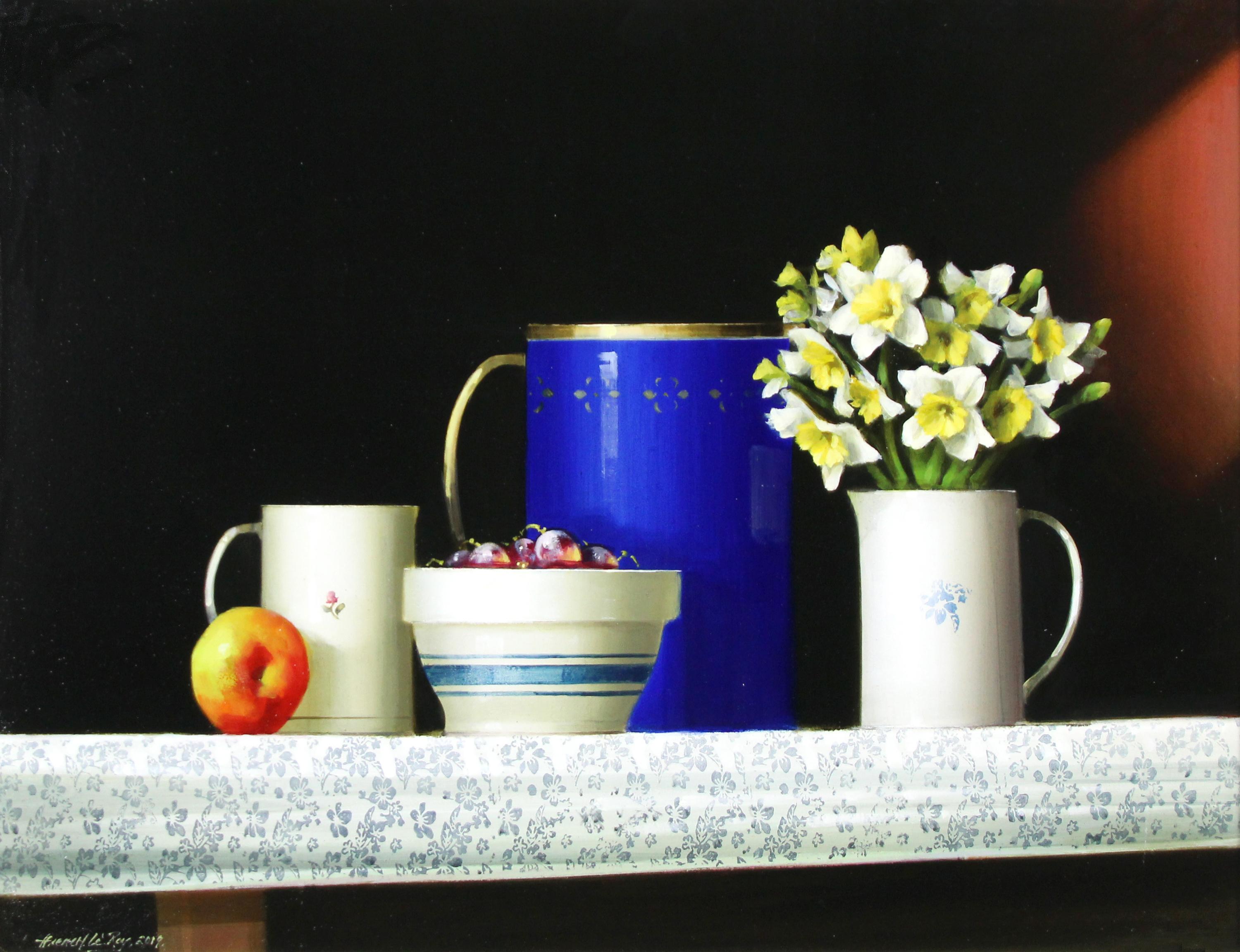 David French Le-Roy Still-Life Painting - Spring Light II