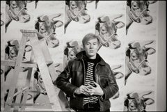 Vintage Andy Warhol, Black & White Portrait, Photographed in New York, March 1966