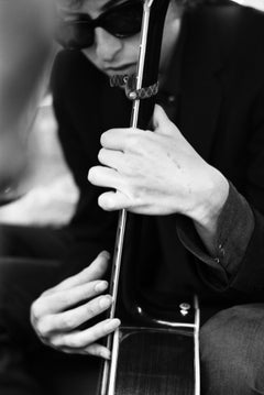 Bob Dylan, Black & White Photograph in Newport, RI, Summer of 1965