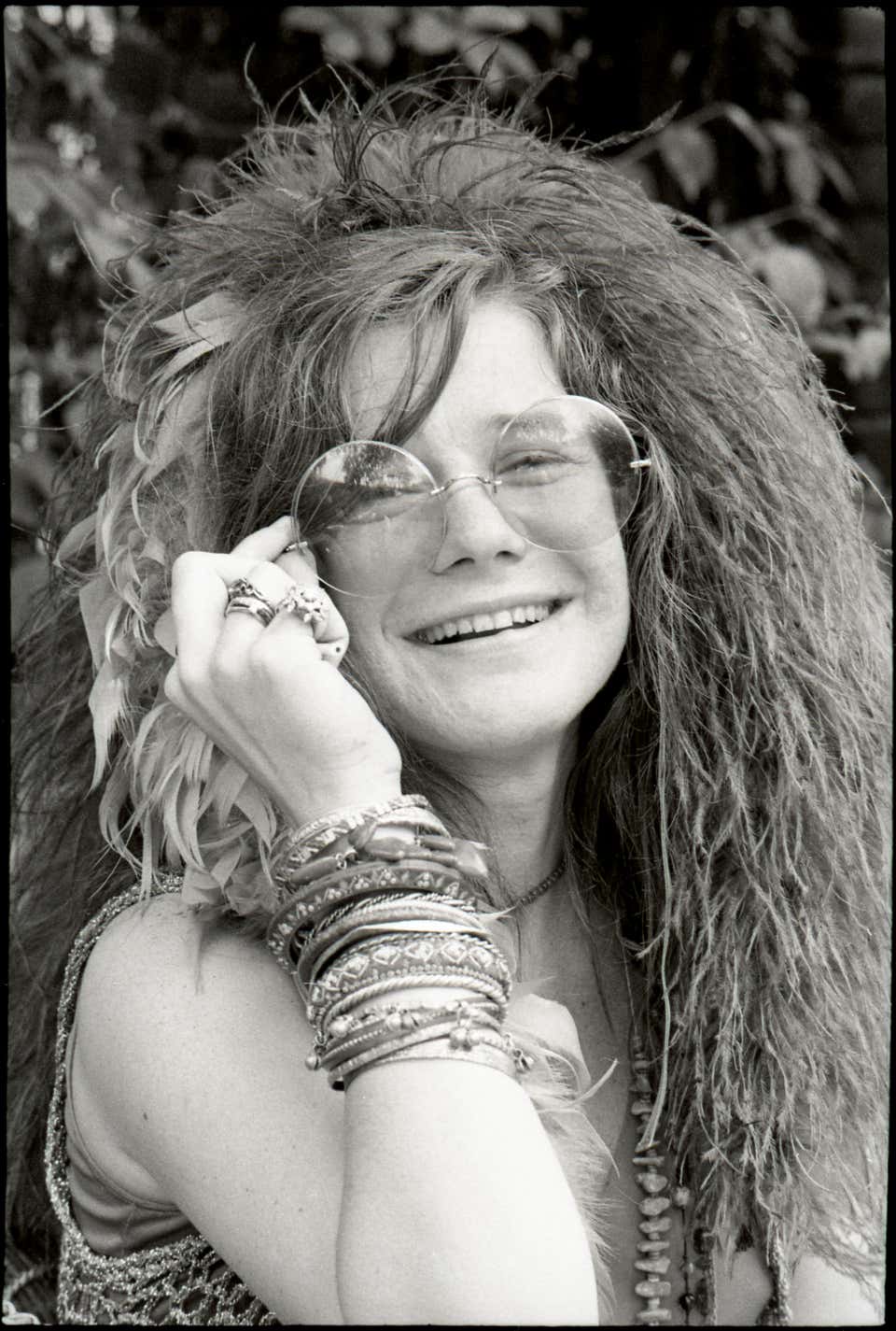 David Gahr - Janis Joplin Portrait at the Hotel Chelsea, Black and ...