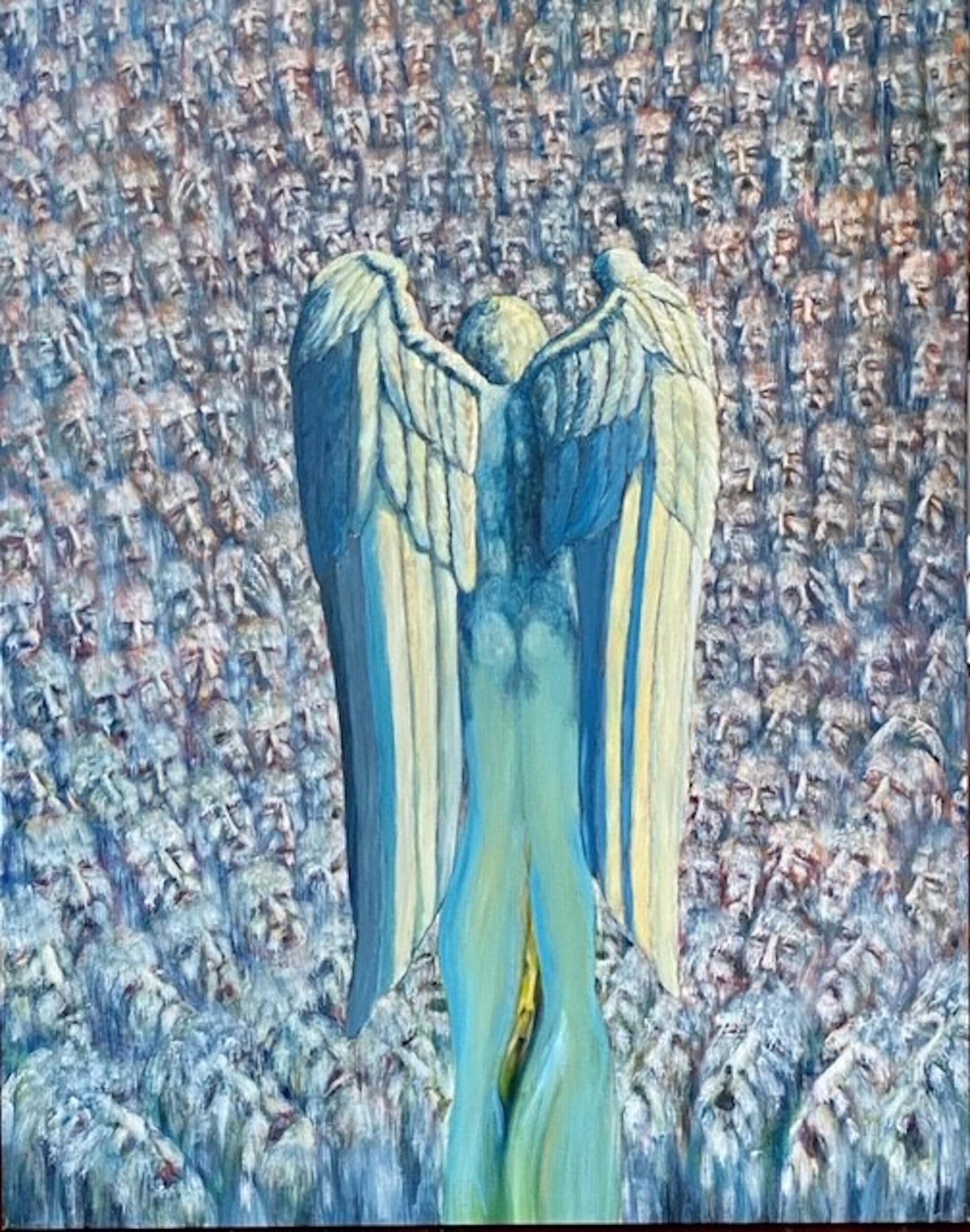 Figurative Painting David Gamble - L'ange