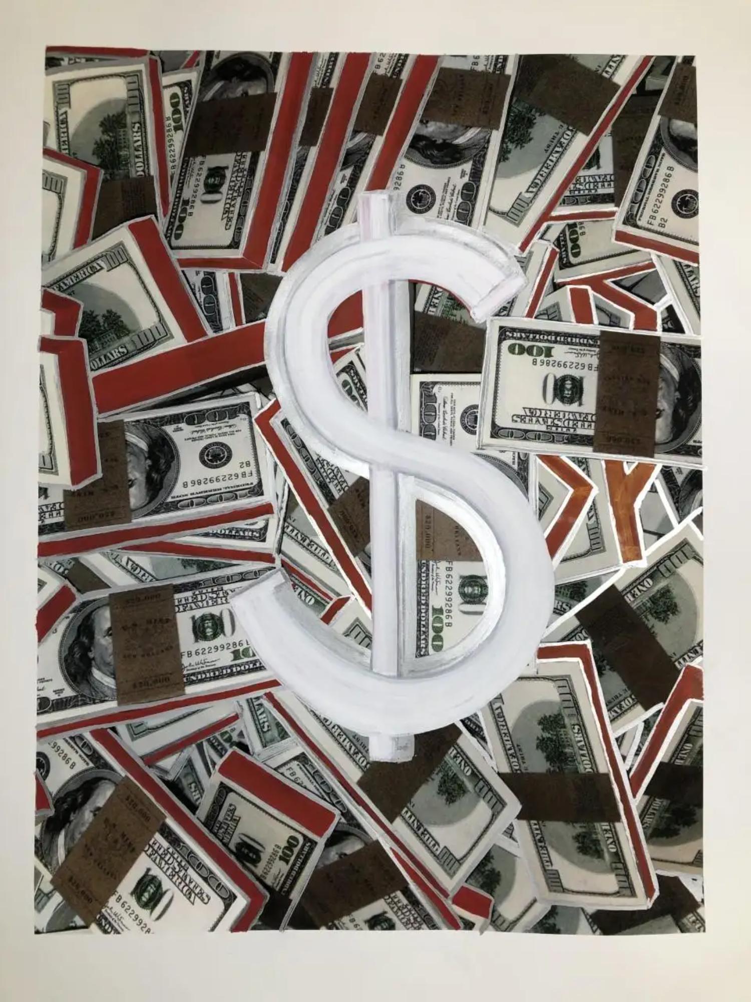The Dollar Sign and Money

Archival and acrylic paint on paper

30 x 40 inches

Unique painting

About the artist: 

David Gamble is a multidisciplinary artist from London, now based in New Orleans. His body of work consists of paintings, works on