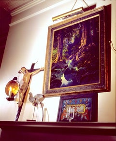 Andy Warhol's Mexican Crucifix and Maxfield Parrish, NYC by David Gamble