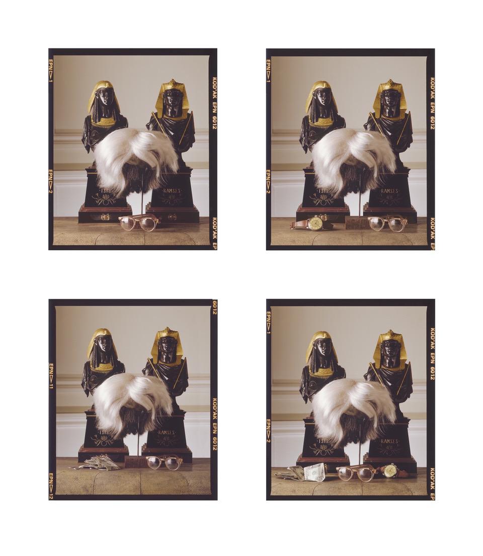 La peluca, las gafas y el reloj de Andy Warhol por David Gamble - Ramsés e Isis en venta 2
