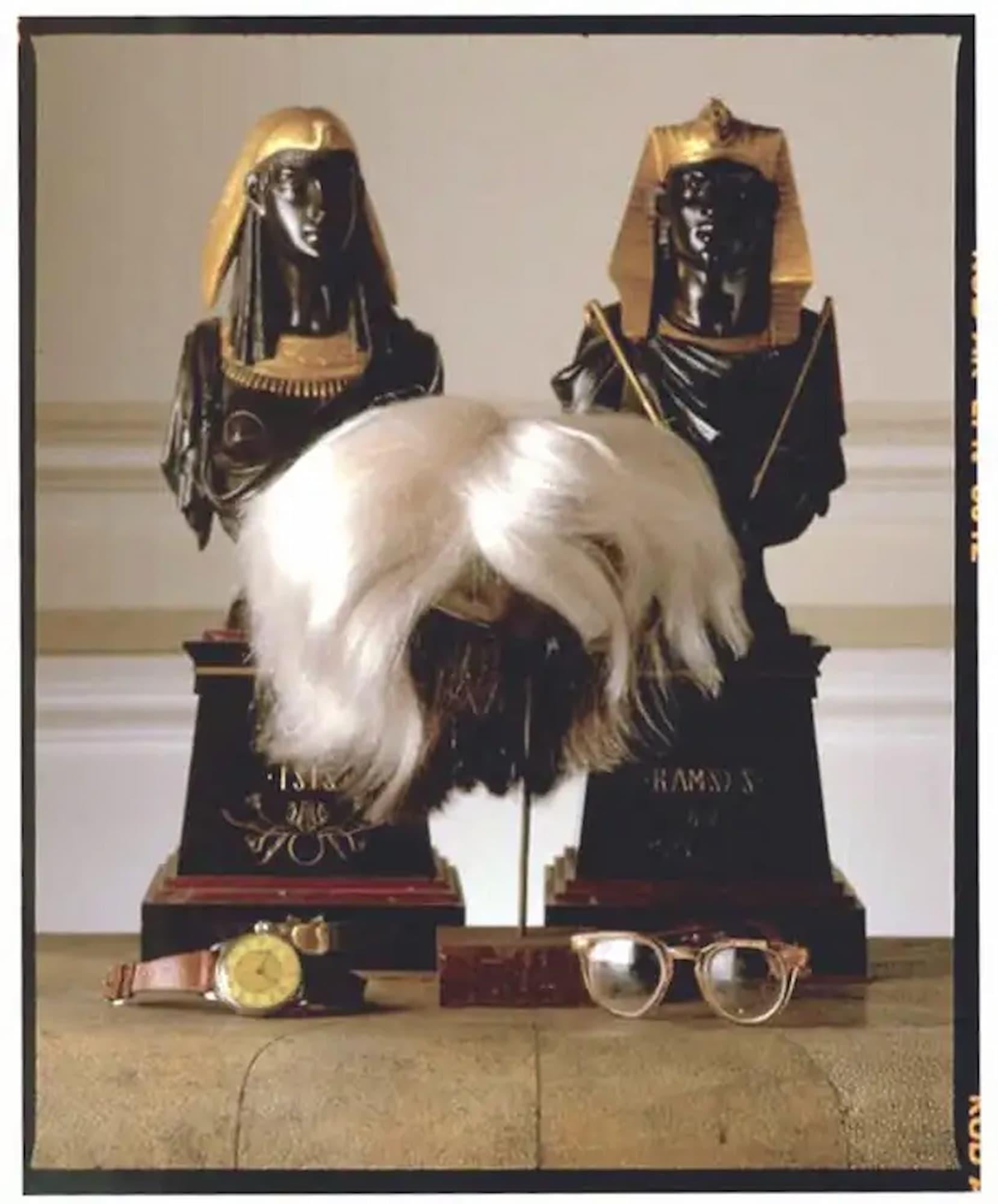 Perruque, lunettes et montre d'Andy Warhol
East 66th St NYC 1987

Perruque, lunettes et montre Longines 1930 Aviator réelles d'Andy Warhol

"Truman Capote a dit qu'Andy Warhol était un sphinx sans secret. J'aime qu'Andy ait porté un merveilleux