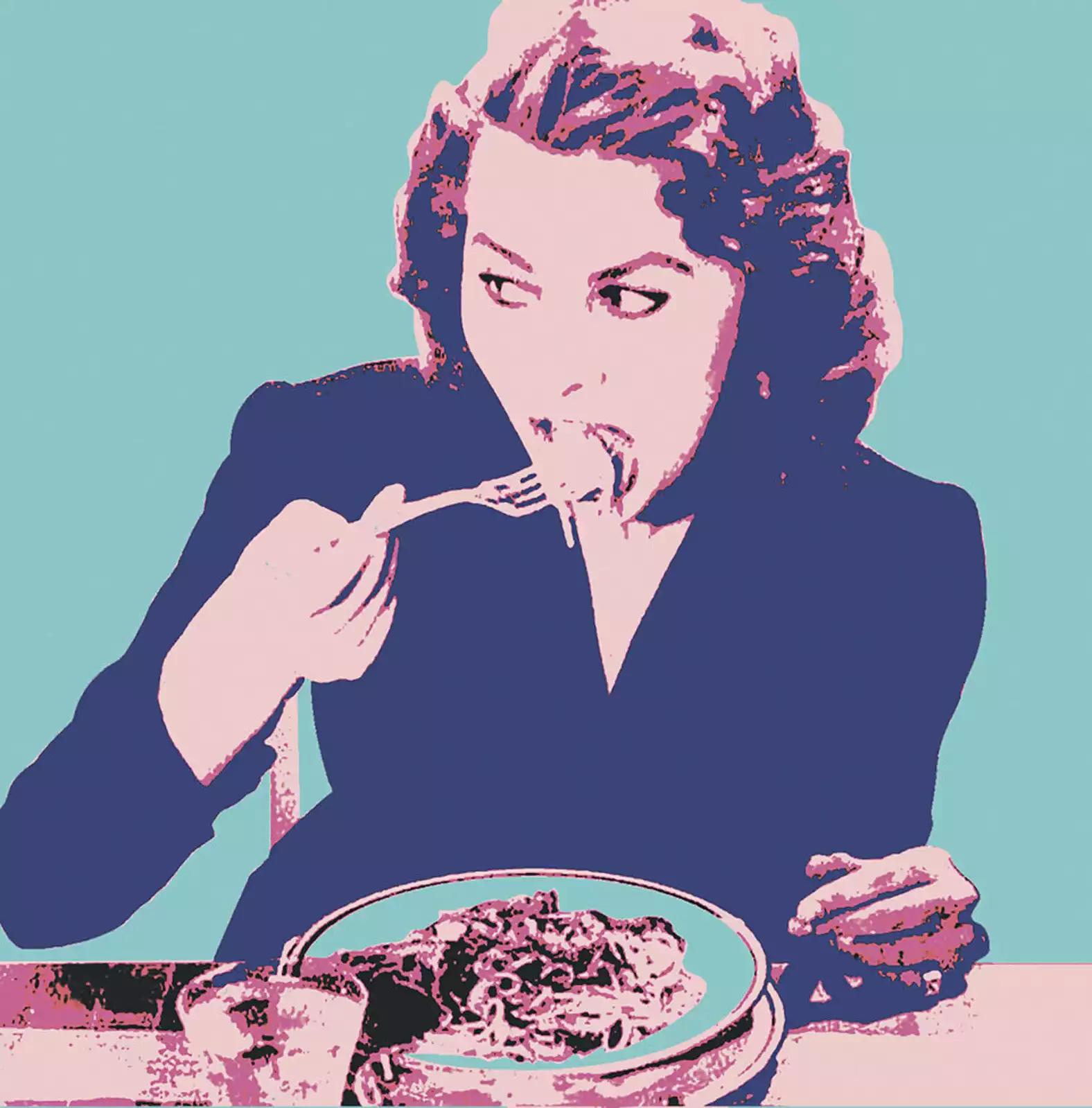 Sophia Loren che mangia gli spaghetti

Come disse una volta Sophia Loren: "Tutto ciò che vedi lo devo agli spaghetti", questa pop art creata da David Gamble spiega tutto. 

Getto d'inchiostro d'archivio su carta

*Disponibile anche su alluminio

24