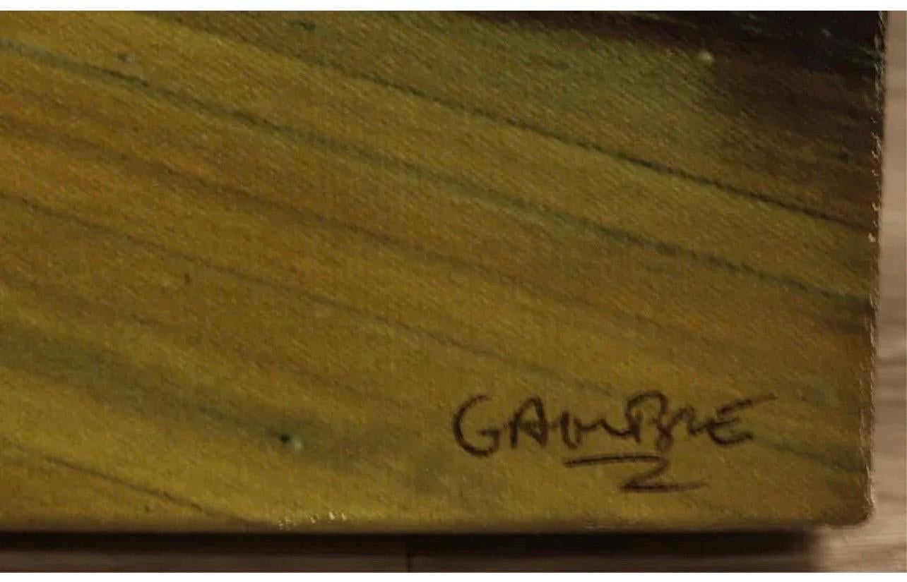 A Wonderful Modern Art By David Gamble British Of Andy Warhol's Living Room NYC 2004, Chromogenic Print On Canvas.
Numbered '1/25' Lower Left Corner/ Verso: Signed, Titled, Numbered, And Dated In Graphite On Canvas. 
Dimensions: 53.75