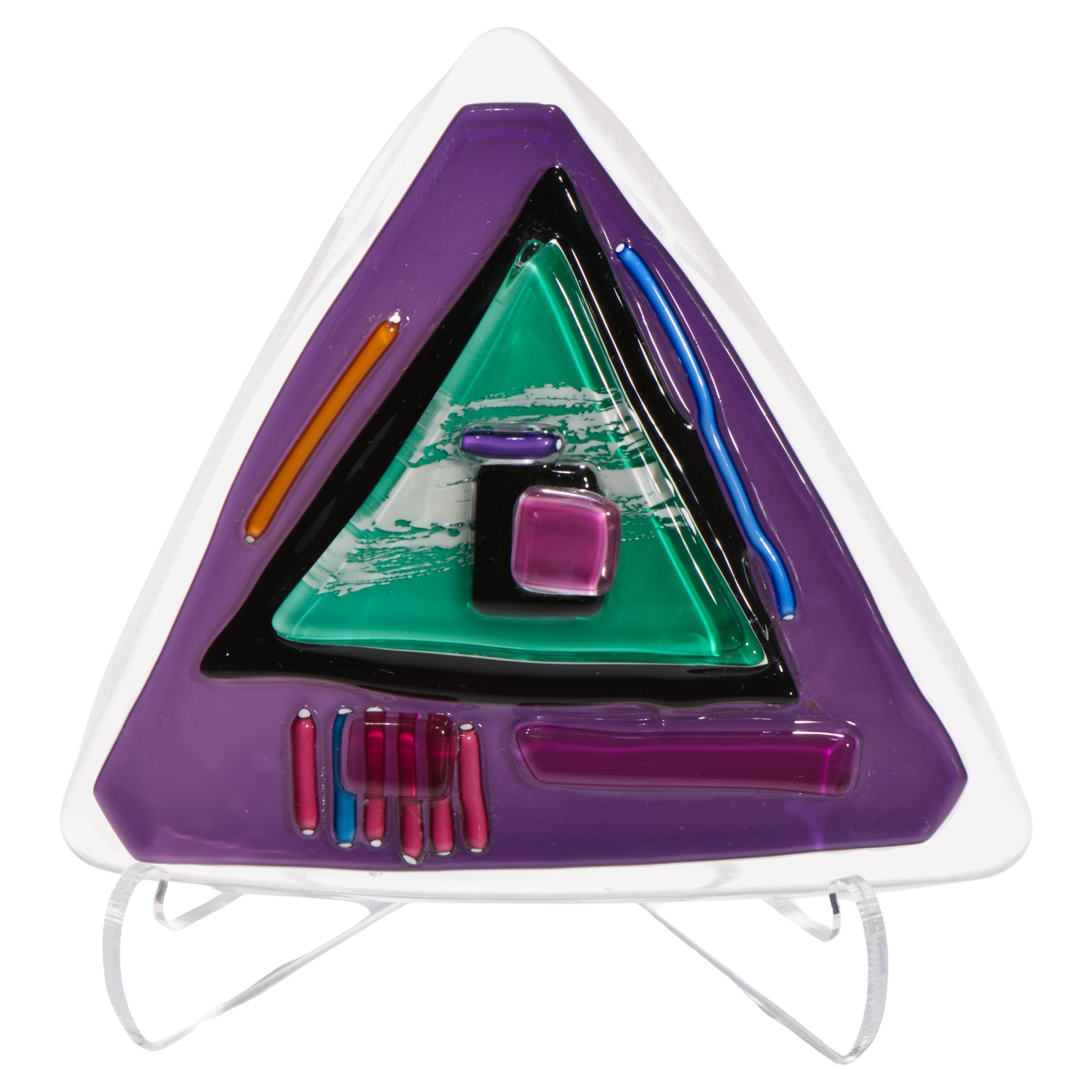 David Garcia, Postmodern American Studio A Glass Sculpture, 1991