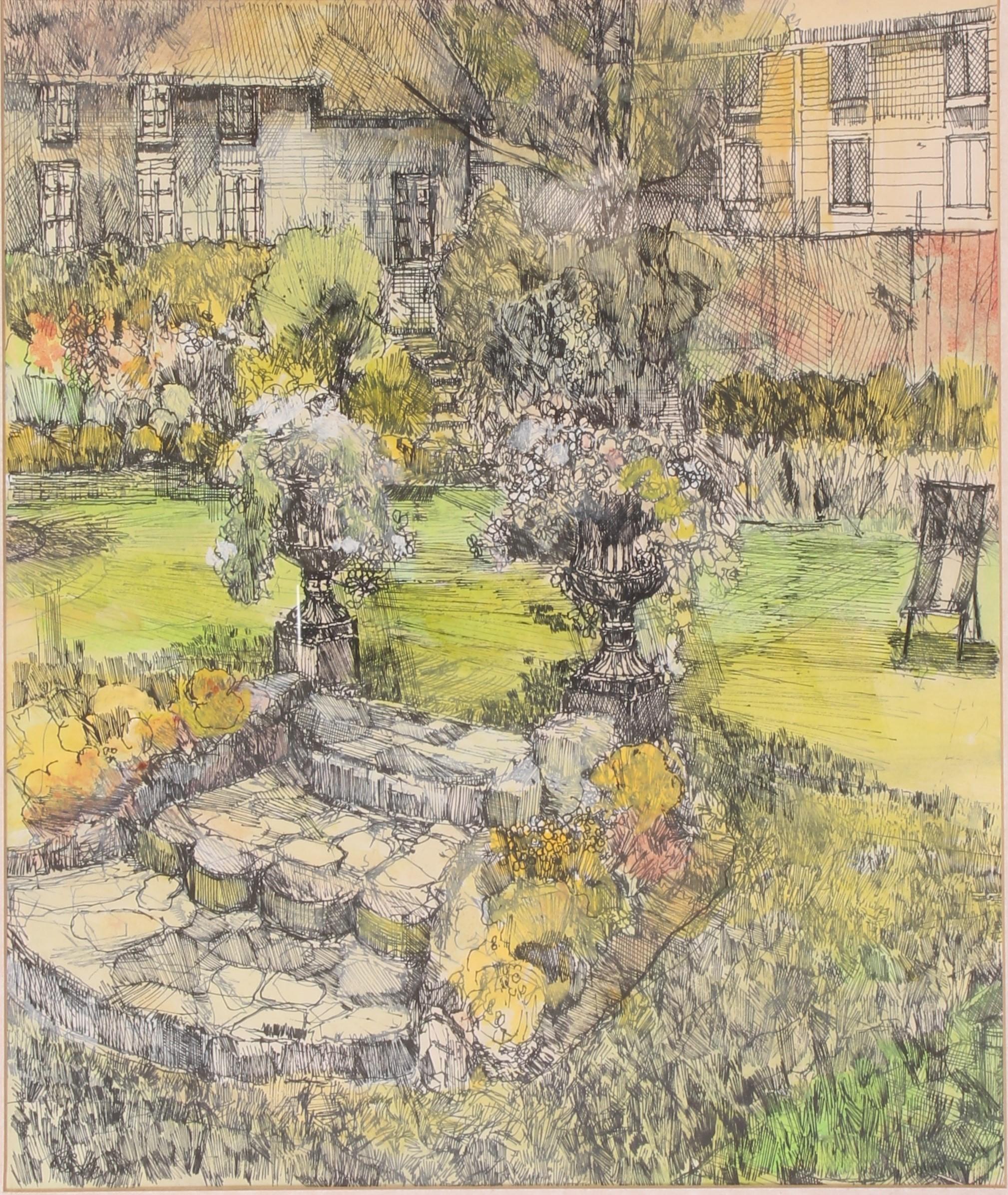 Giardino - Painting di David Gentleman