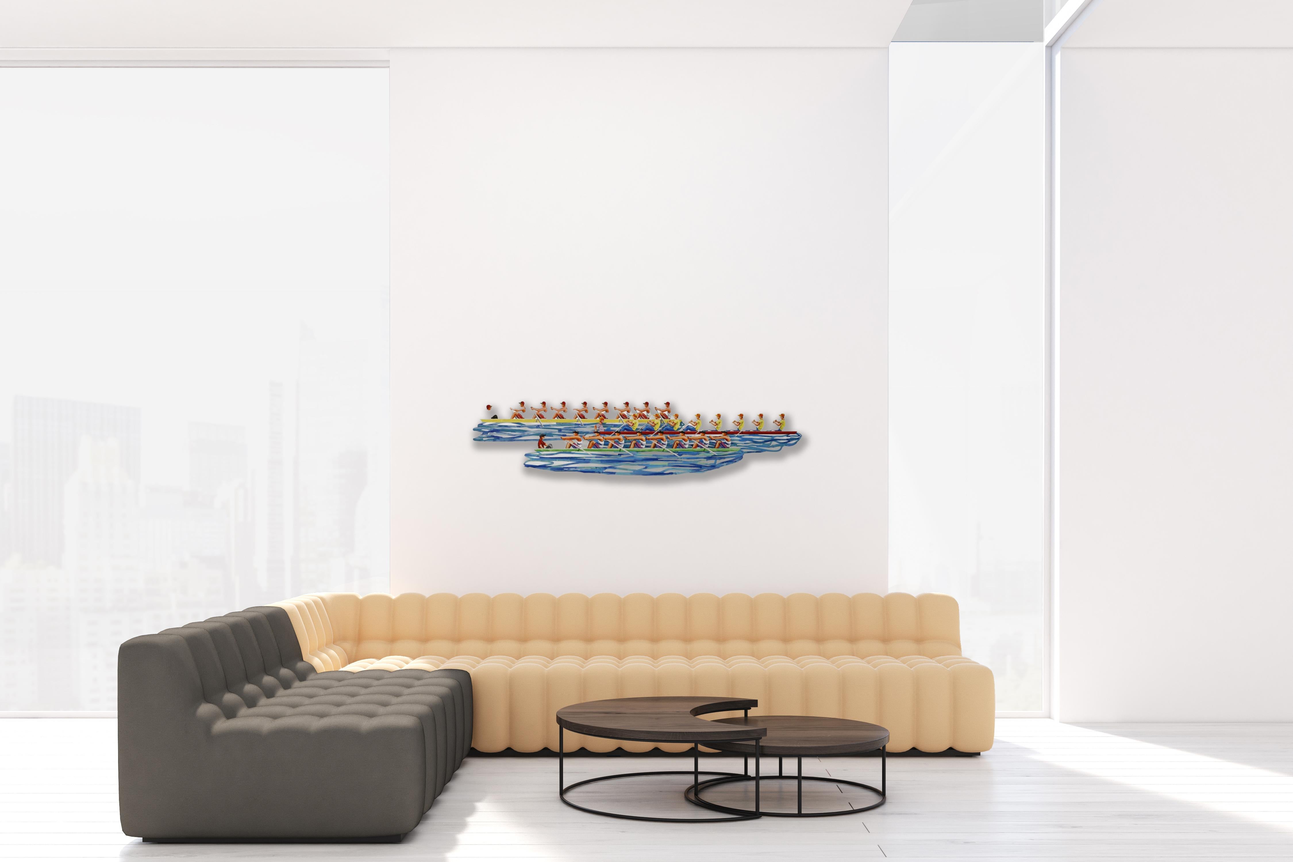 3d boat wall art