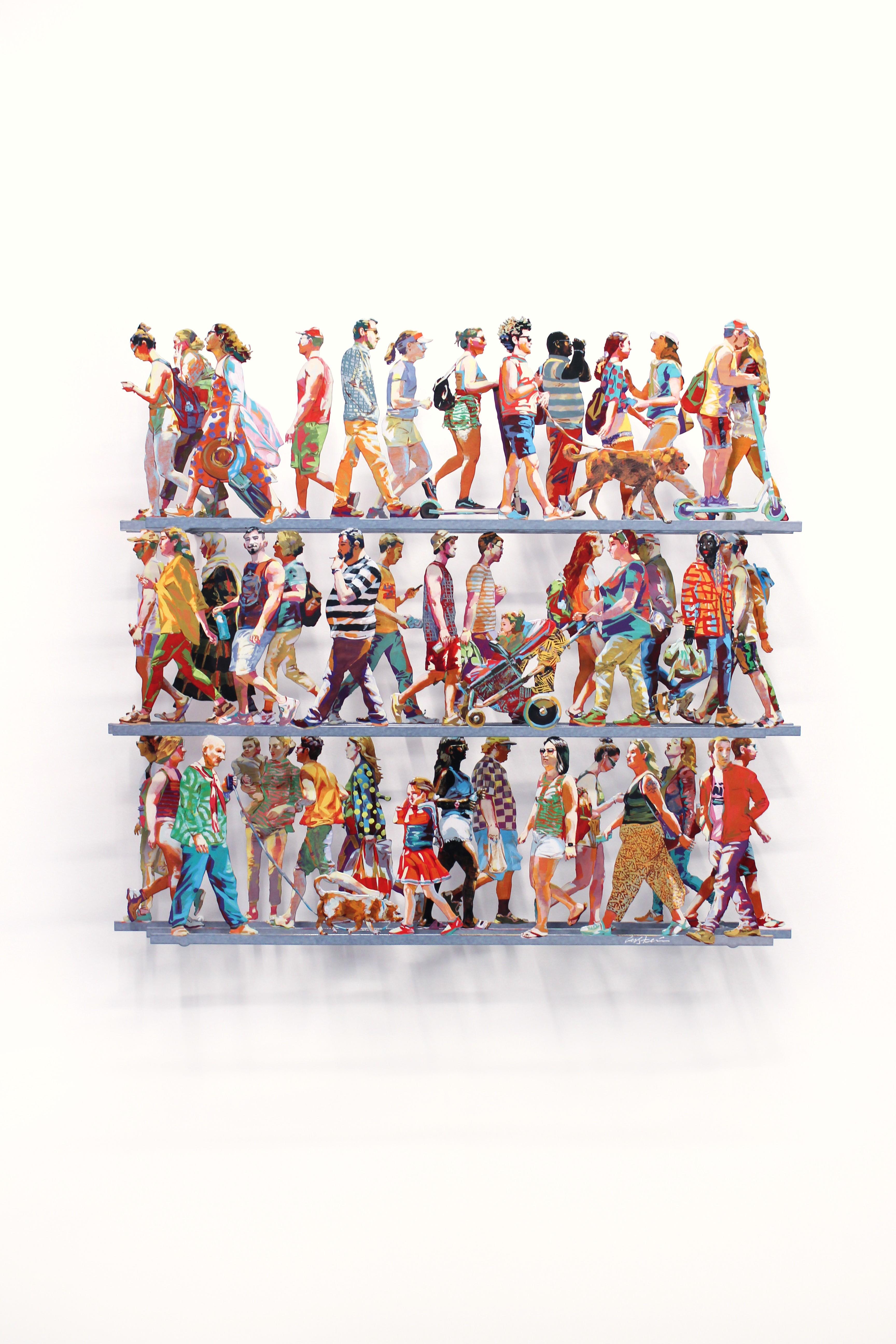 5th Avenue Q - Realist Sculpture by David Gerstein