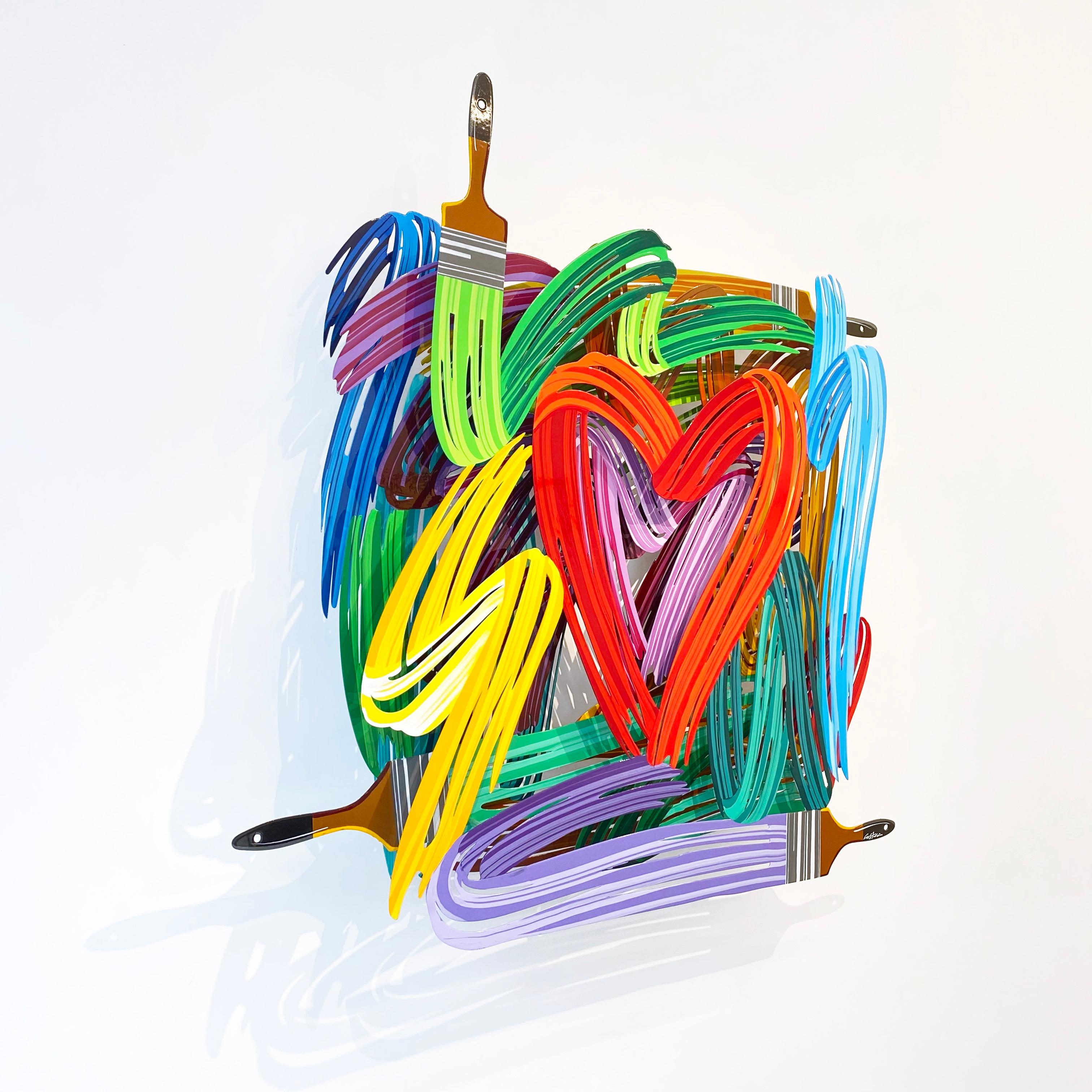 Graffiti Heartist - Sculpture by David Gerstein