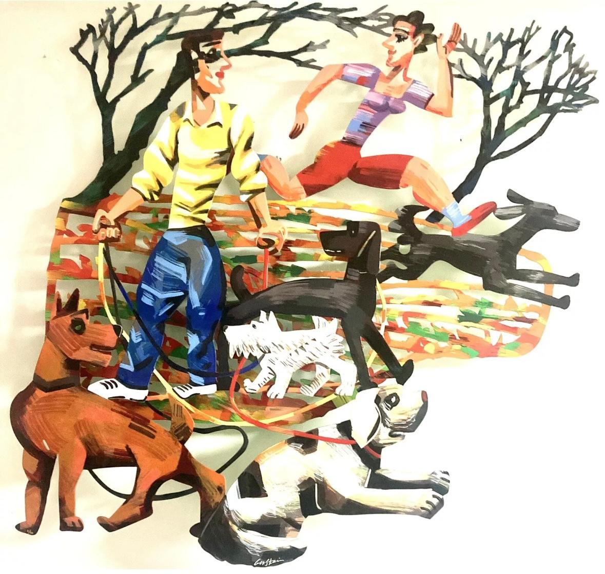 Dimanche dans le parc - Sculpture de David Gerstein