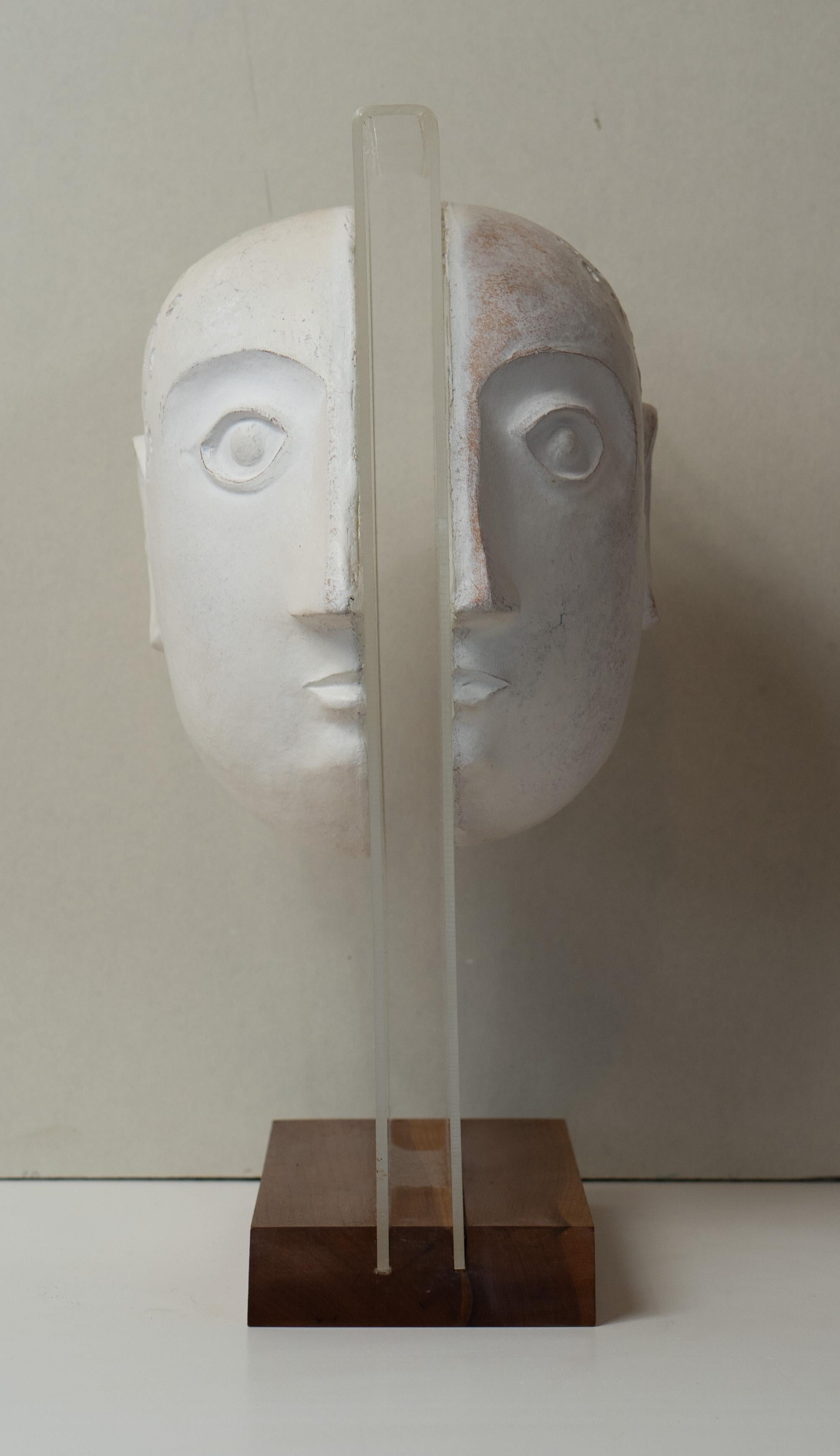 David Gil para Bennington Potters Escultura abstracta de cerámica Busto Cerámica/Lucita Cerámico en venta