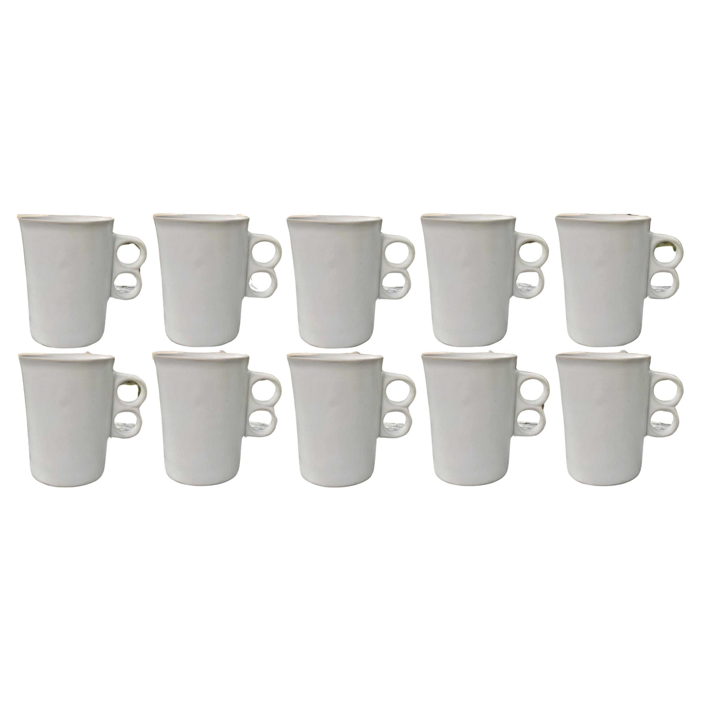 Juego de 10 tazas David Gil "Trigger" Bennington Potters