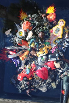 Assemblage mural de David Gilhooly (1943-2013)