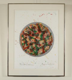David Gilhooly "De Kooning Take Home Pizza" Print