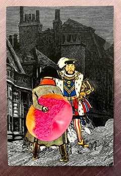 Collage Acquerello David Gilhooly California Funk Surrealismo Tecnica mista