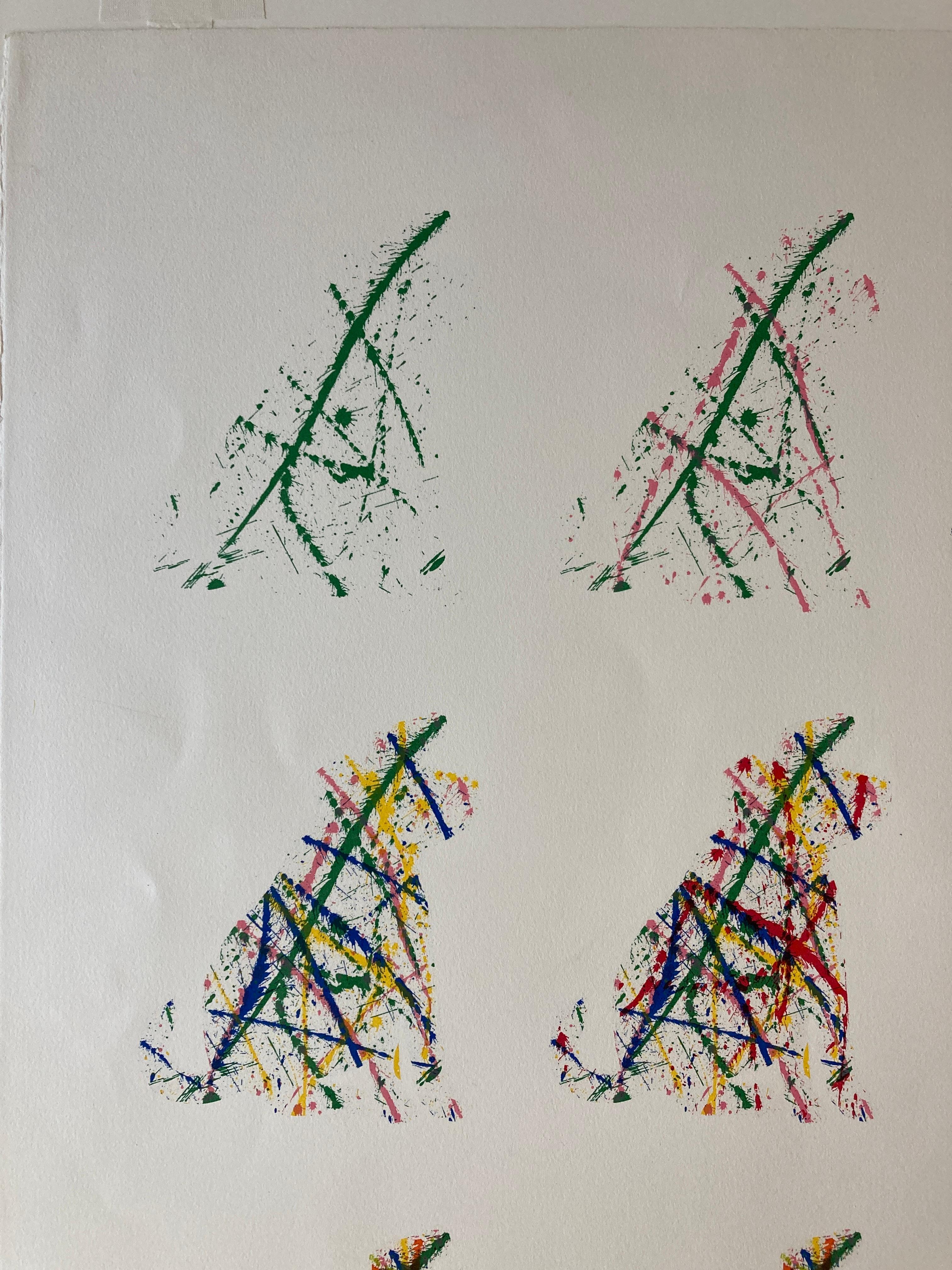 David Gilhooly 'How To Make Jackson Pollack’s Dog' Signed Limited Edition Print For Sale 2