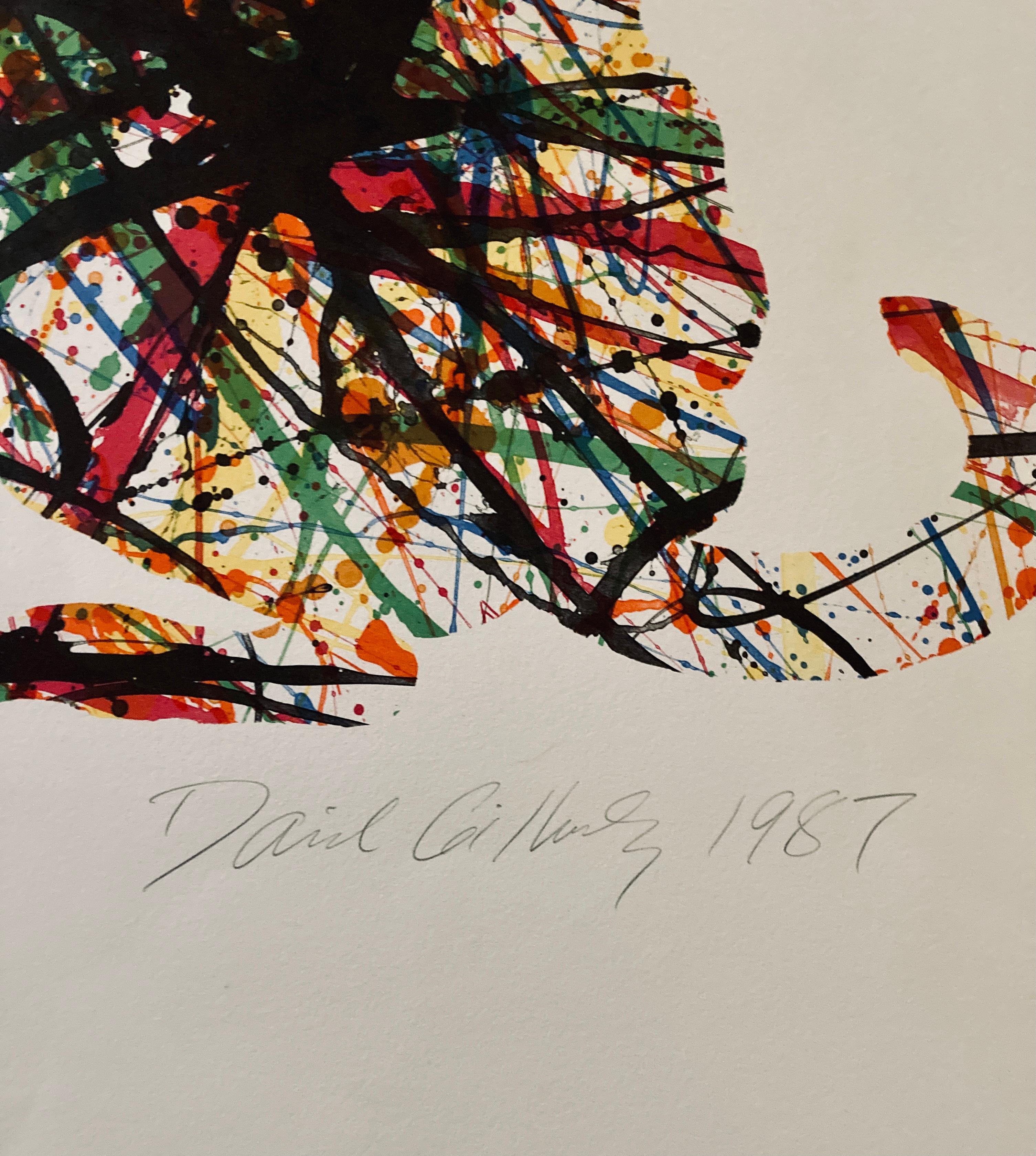 David Gilhooly 'Jackson Pollack’s Dog The Litho' Signed Artist's Proof Print 1