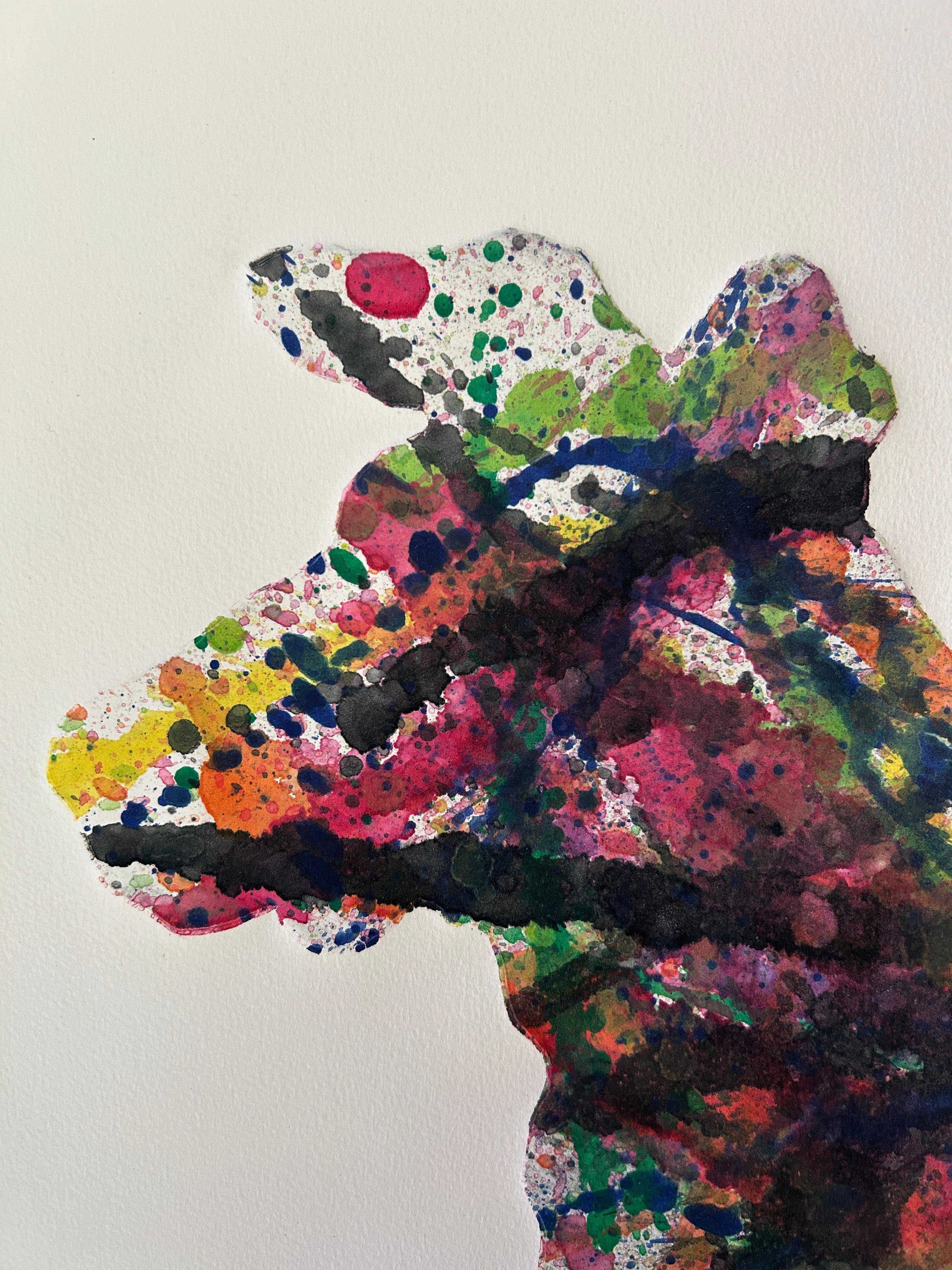 David Gilhooly 'JP's (Jackson Pollock's) Dog' Signed Print For Sale 6