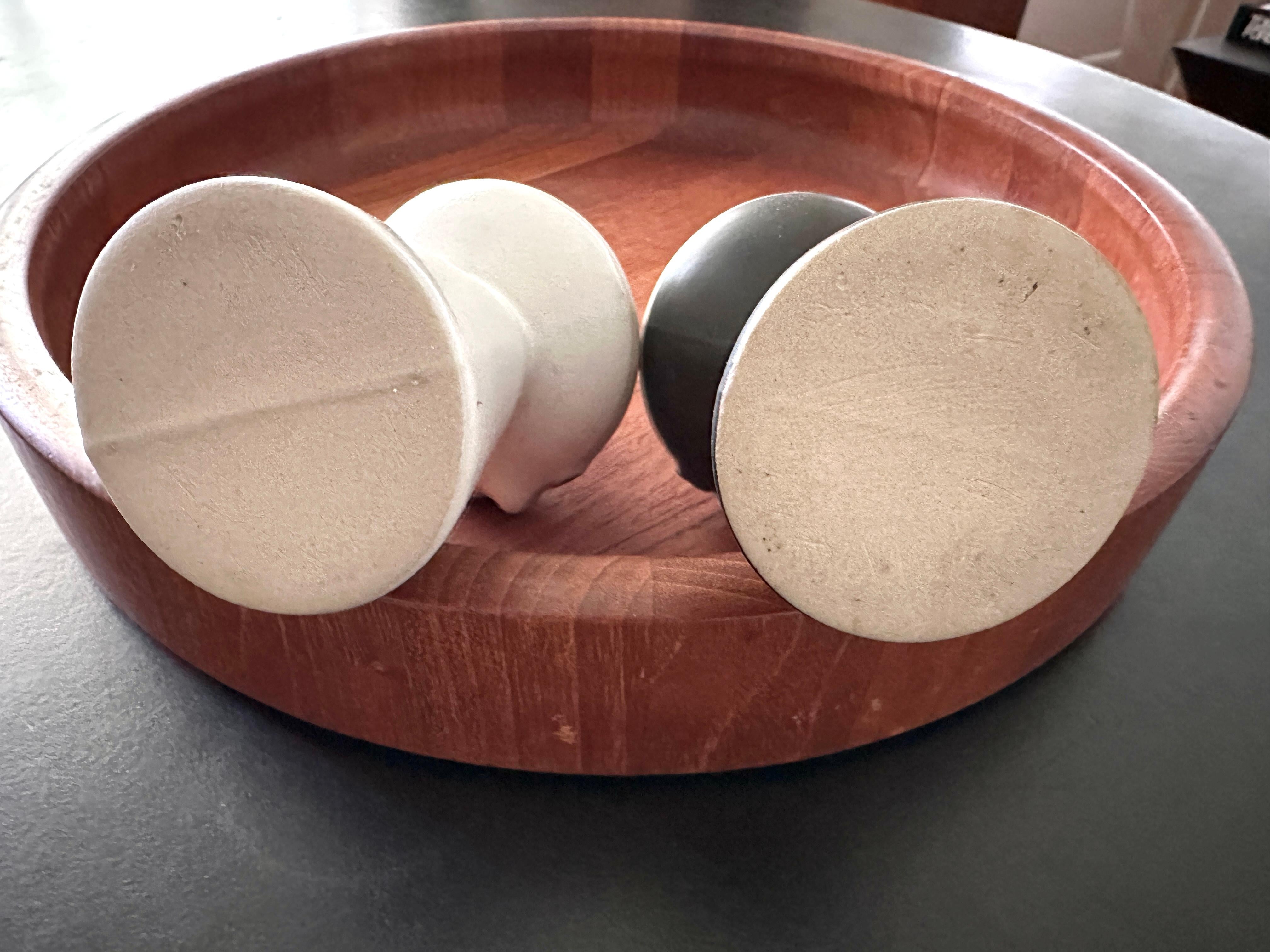 David Gill Para Bennington Potters El señor salero y la señora pimentera en venta 1
