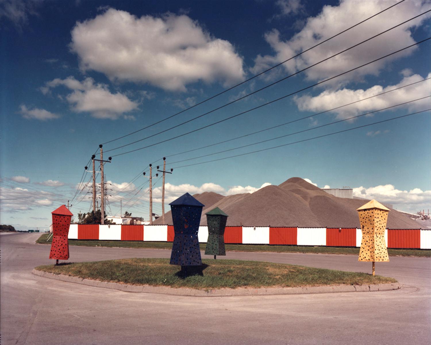David Graham Color Photograph – St. Eustache, PQ 1982