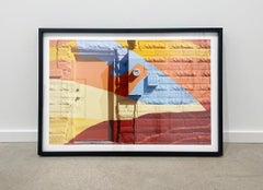 Truth or Consequences, NM - Fotografía en color, Abstracto, Pared pintada, Puerta