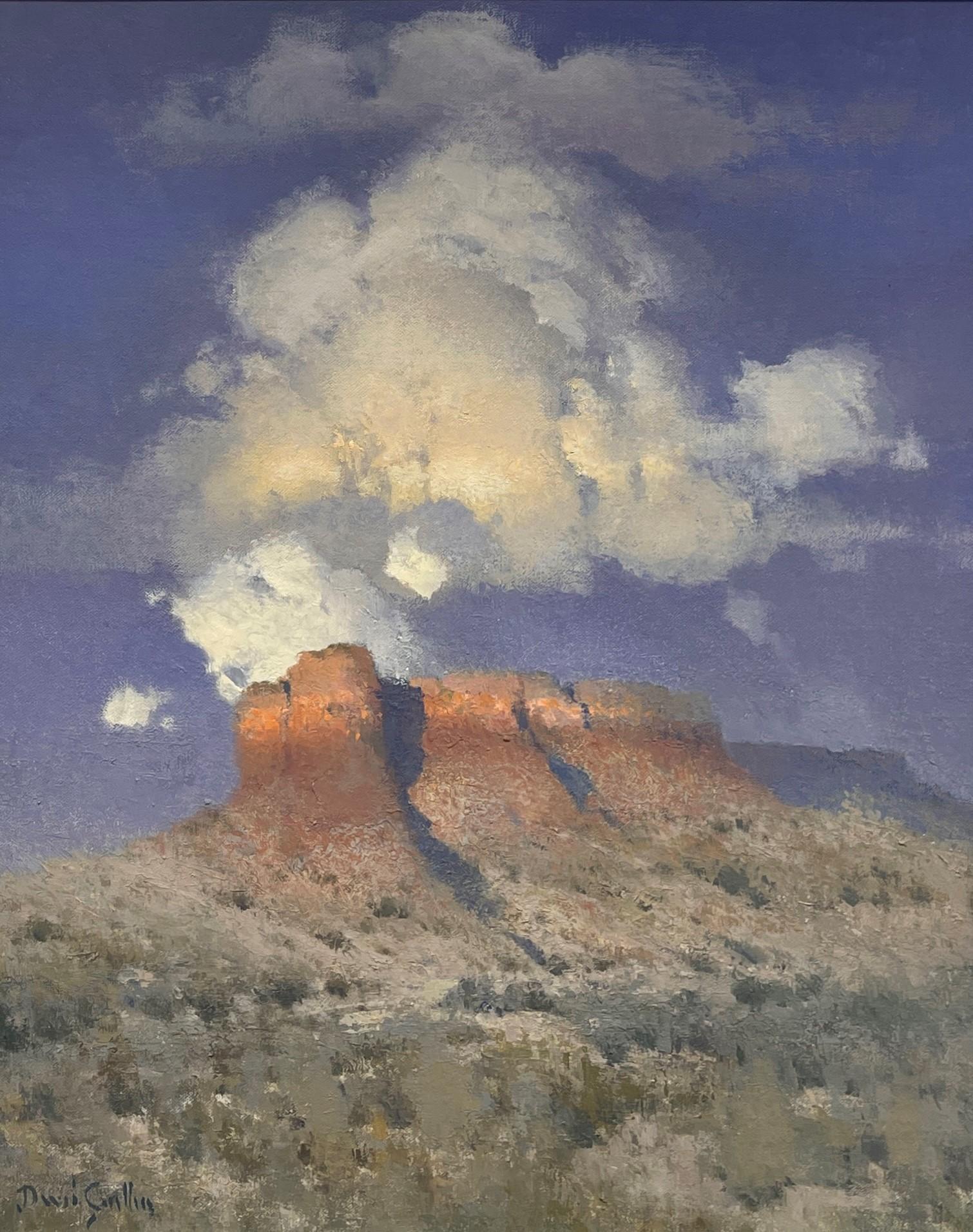 David Griffin Landscape Painting – "Antlitz der Alten" (2024) Original Südwestliches Landschafts-Ölgemälde