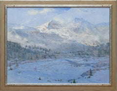 "Per ogni cosa c'è una stagione" (2025) Paesaggio invernale dipinto a olio