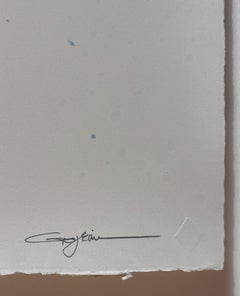 "Ohne Titel" - Bunte abstrakte Geometrie, Original-Mischtechnik-Gemälde