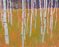 « Automne Confetti », peinture à l'huile