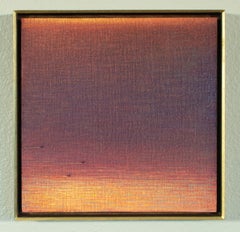 "Ducks and Last Light Reflected", Oil Painting
