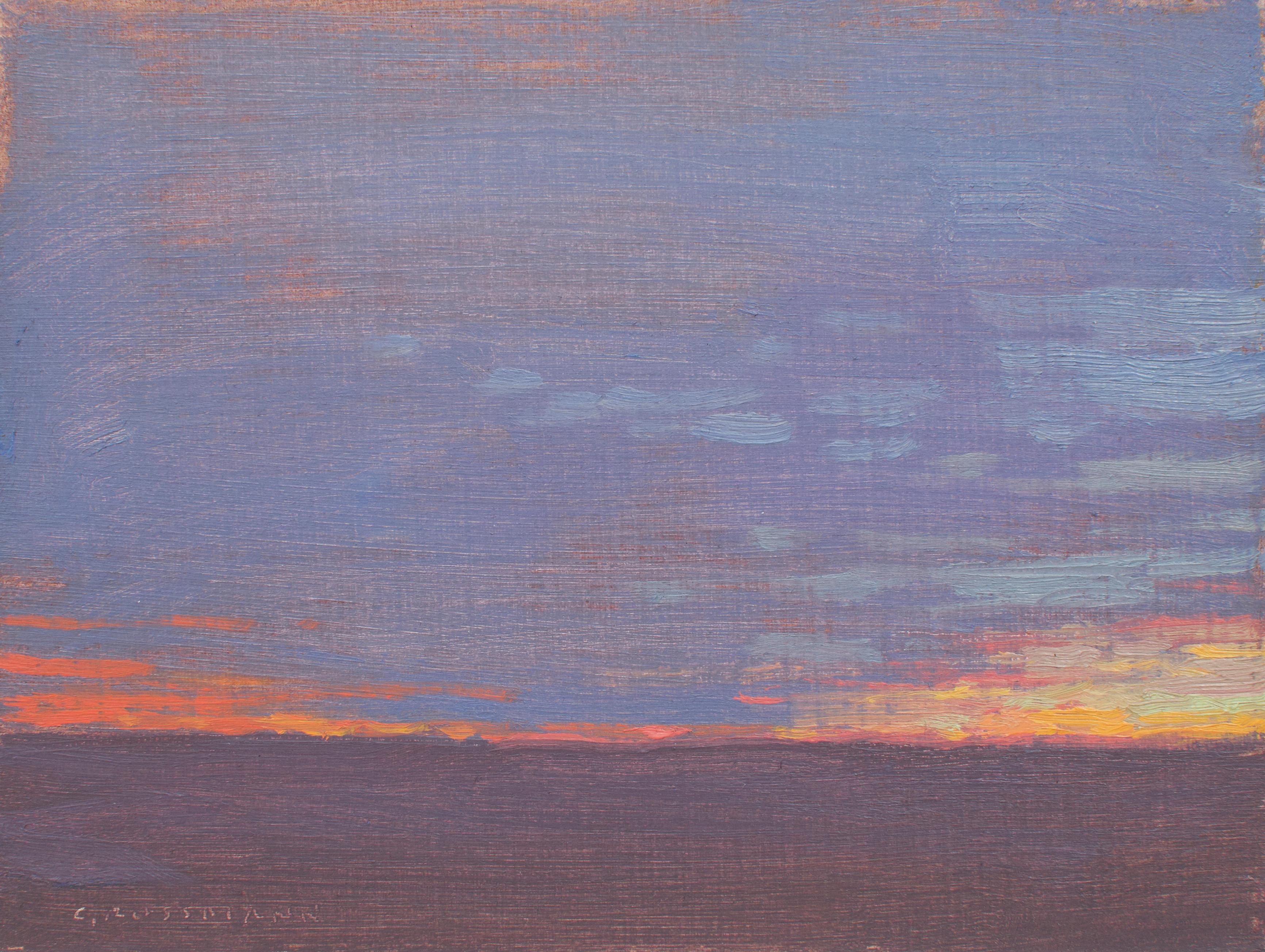 "Winter Solstice - Dusk", Oil Painting