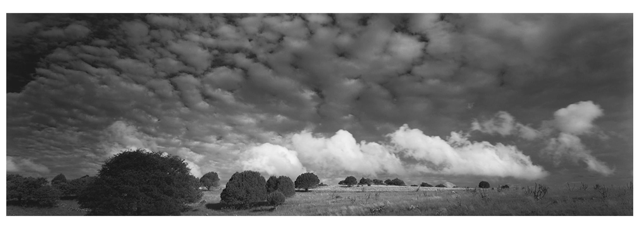 David H. Gibson Black and White Photograph - Cloud March, Fort Davis, Texas
