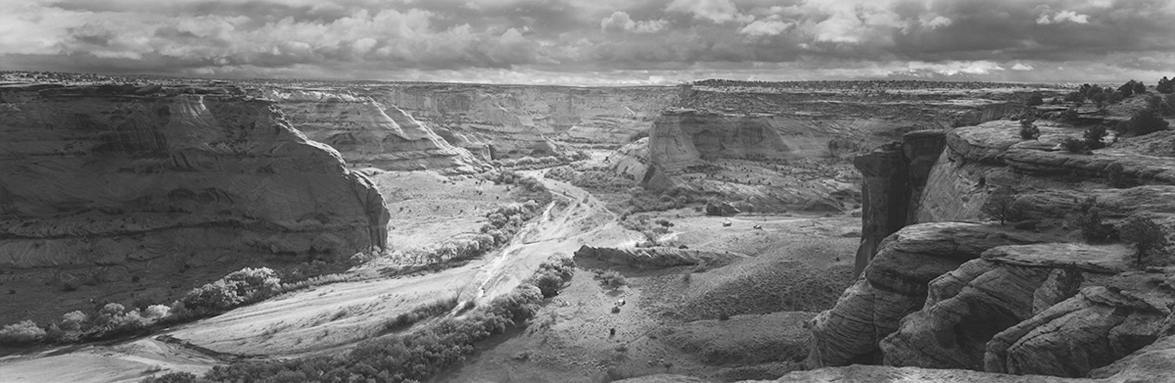David H. Gibson Black and White Photograph - Storm Light Passage, Canyon de Chelly National Monument, Arizona