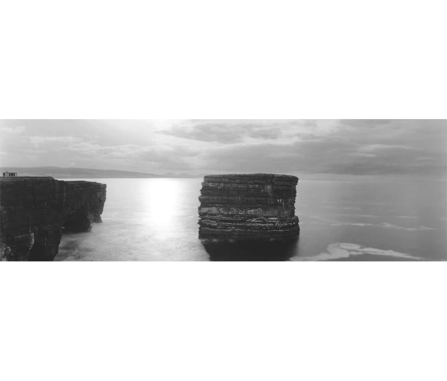 Landscape Photograph David H. Gibson - Reflections de soleil à Downpatrick Head, comté de Mayo, Irlande