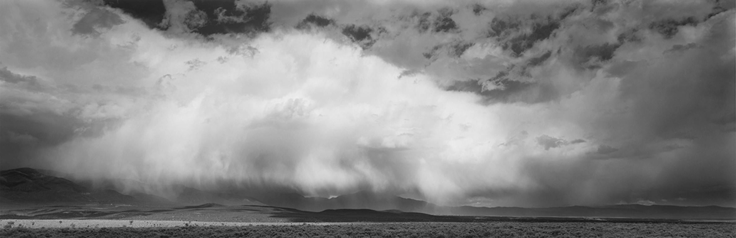 David H. Gibson Black and White Photograph - Walking Rain, Hondo Mesa, New Mexico