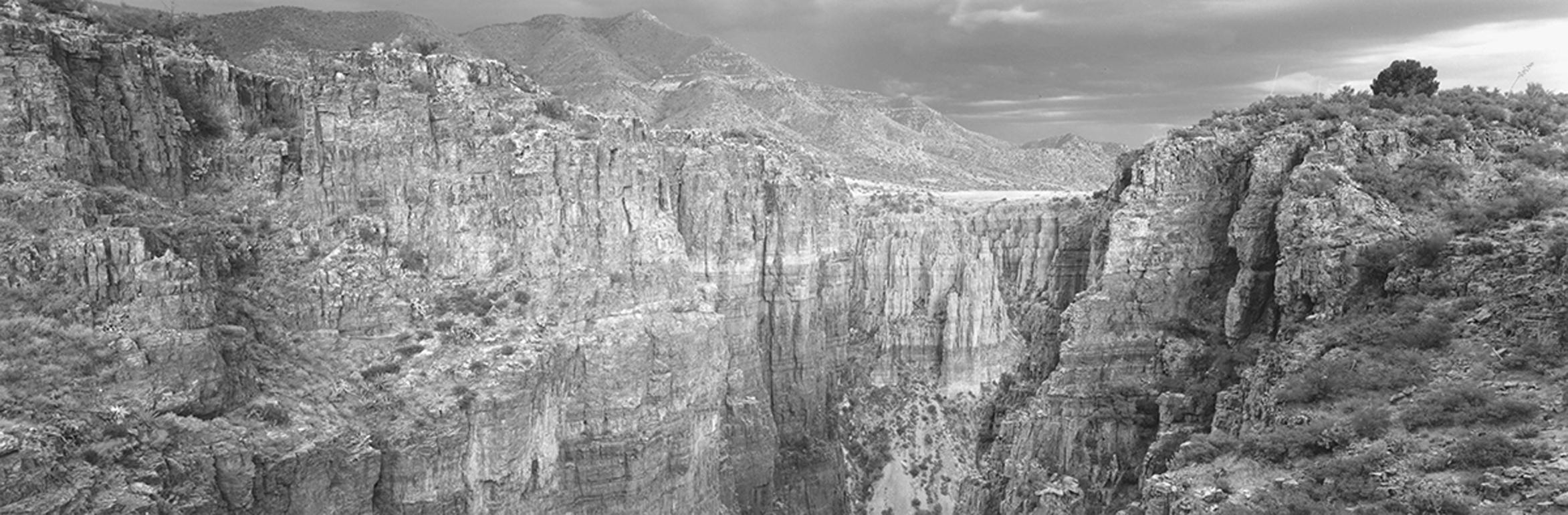 David H. Gibson Black and White Photograph - Weaver's Canyon, Arizona