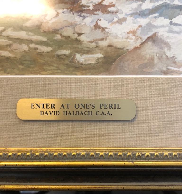 David Halbach '1931' Painting In Excellent Condition For Sale In Houston, TX