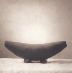 Headrest (Sepia Toned Still Life of Wooden Antique from Tonga)