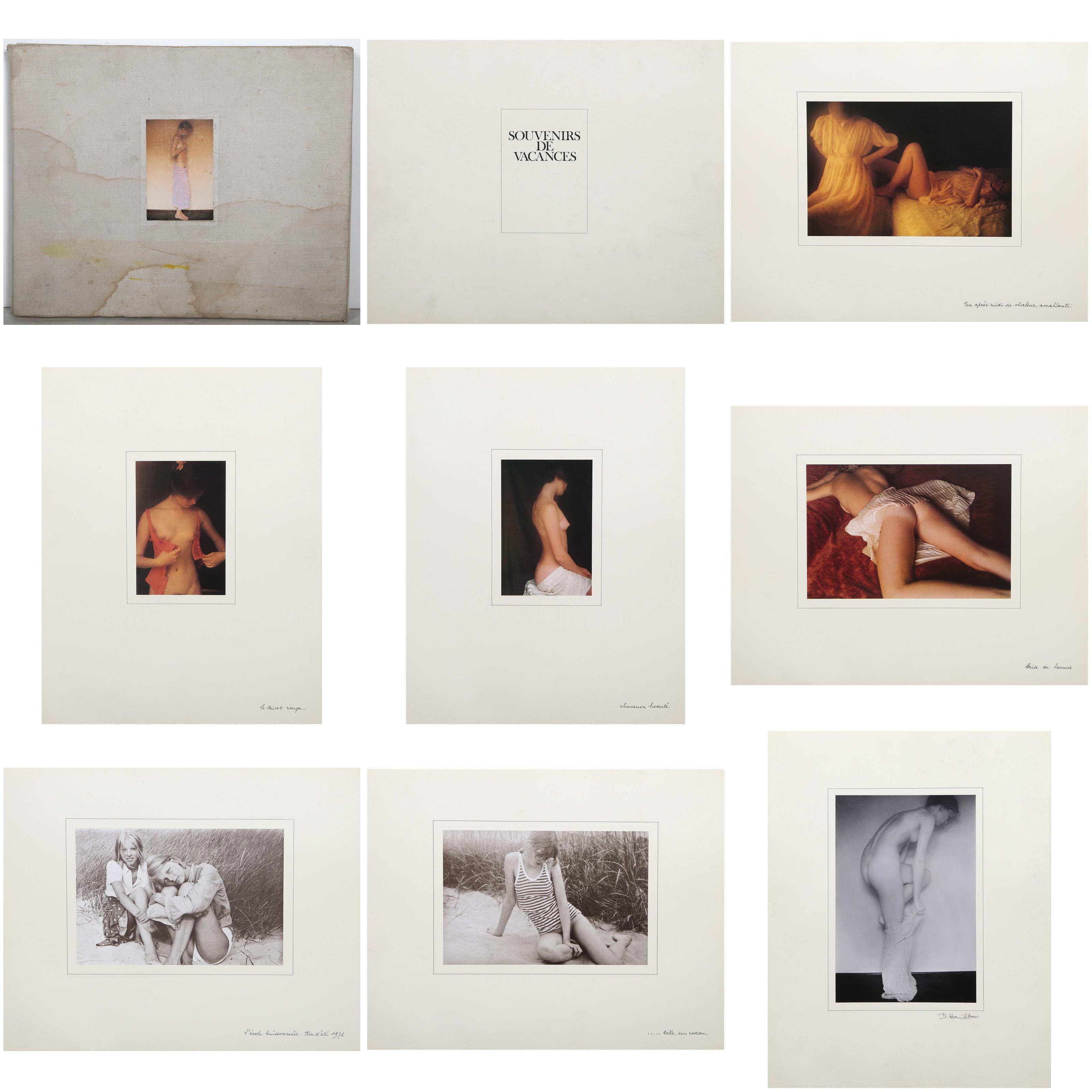 Souvenirs de Vacances Par David Hamilton, Cartera de fotografías de desnudos femeninos