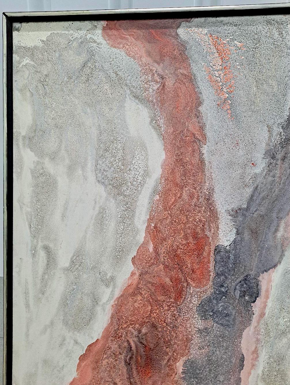 David Hammons, Gray & Rust Abstract For Sale 1