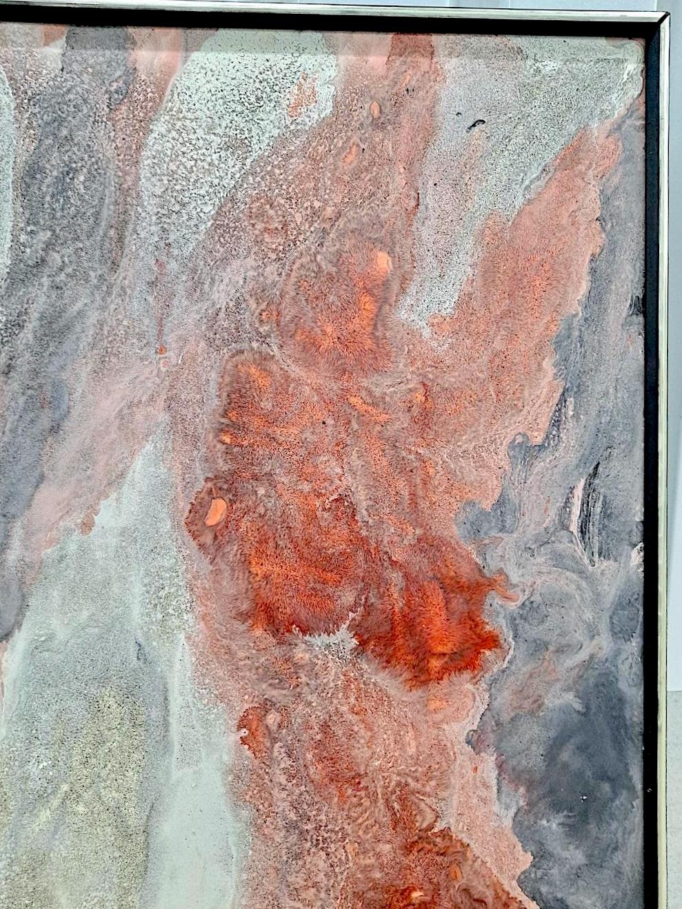 David Hammons, Gray & Rust Abstract For Sale 2