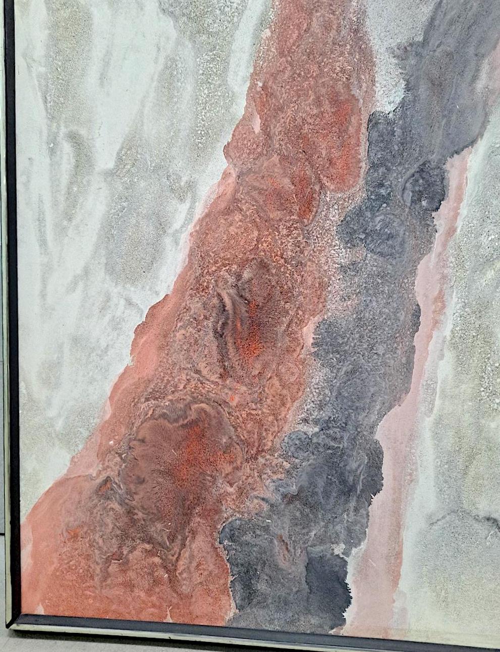 David Hammons, Gray & Rust Abstract For Sale 3