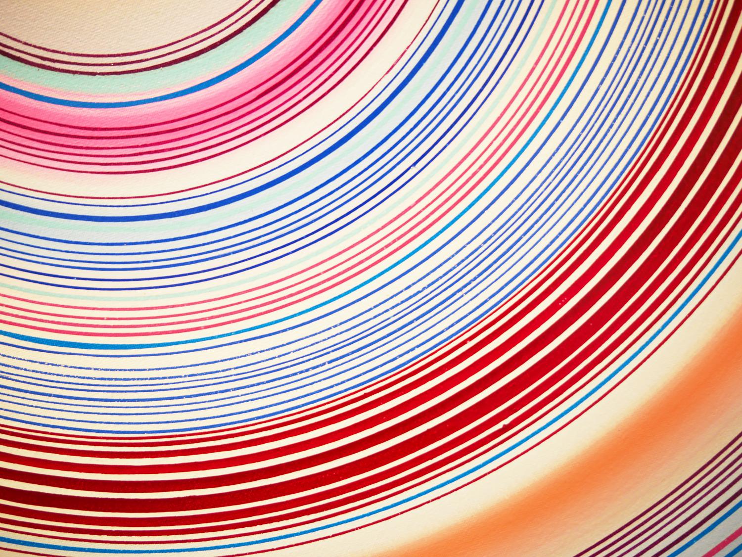 Pittura astratta contemporanea dell'artista locale di Houston David Hardaker. Attualmente è presente nella mostra 
