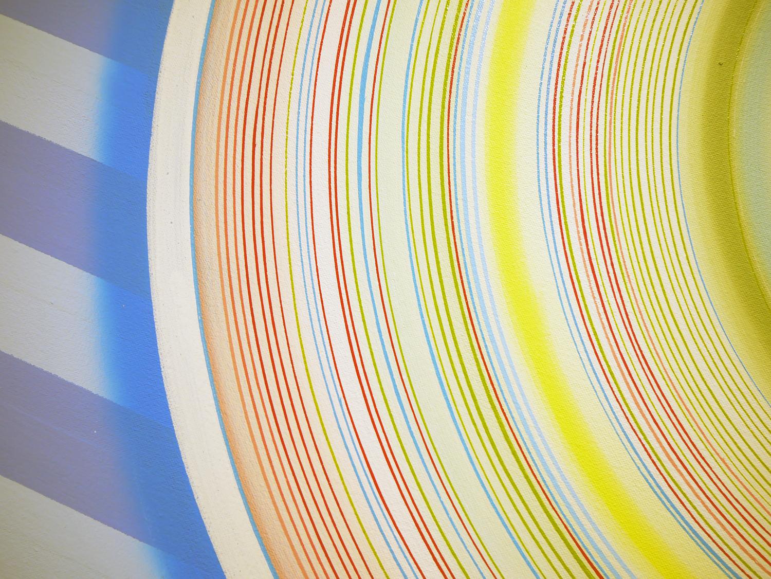 Contemporary abstract painting by local Houston artist David Hardaker. Currently featured in the show 