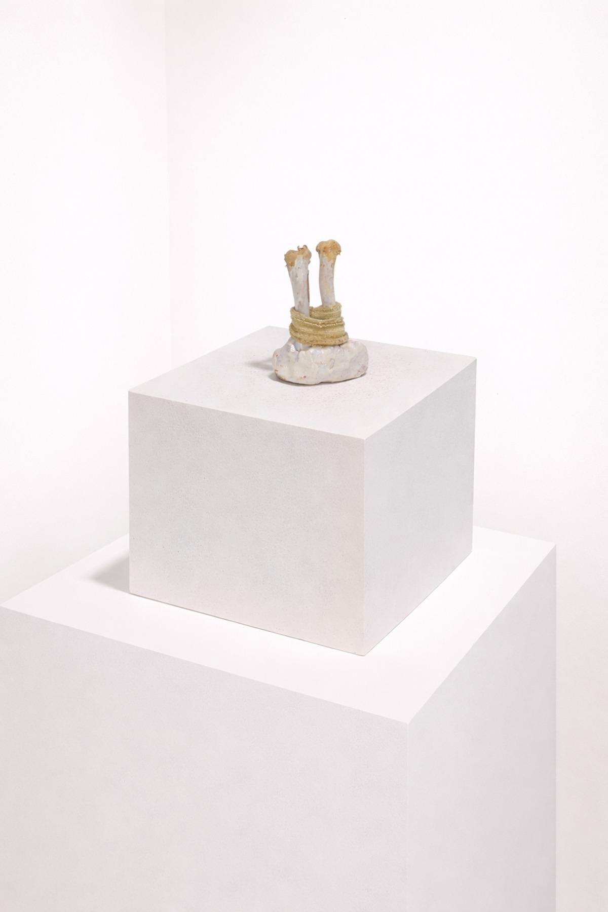 "Untitled" David Hare, Abstract Surrealist Sculpture, Found Objects, Bones, Dada