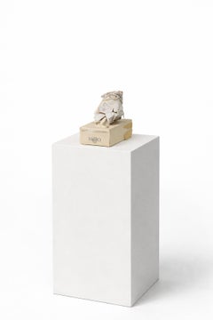 "Untitled" David Hare, Abstract Surrealist Sculpture, Found Objects, Box, Dada